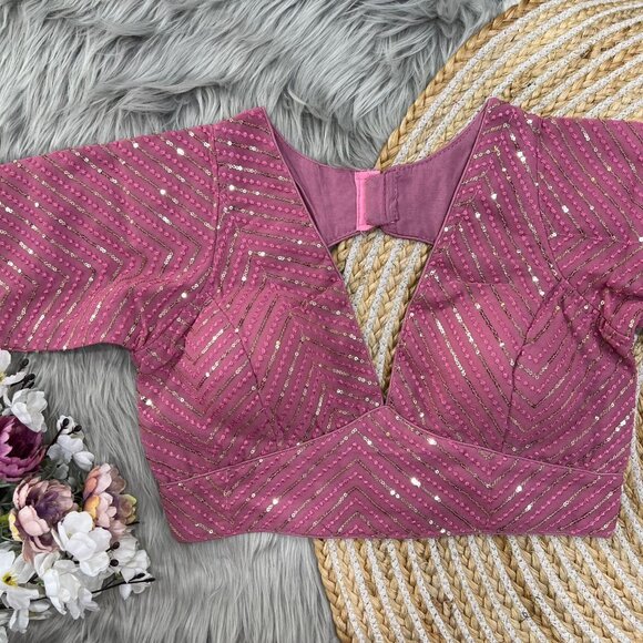 Fancy Partywear Blouse - Picture 9 of 13